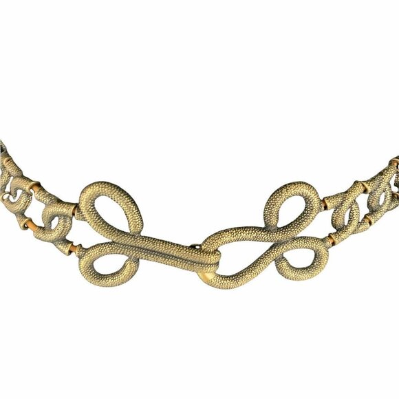 BCBGMaxAzria Women's S Small Combo Dress Layered Decorative Belt Flutter Sleeve - Picture 7 of 12